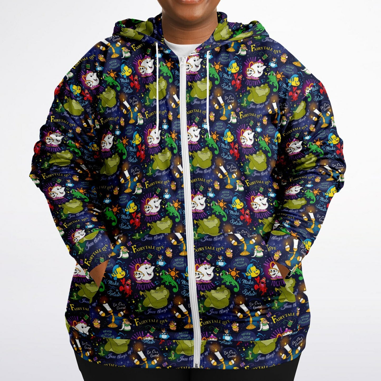 Sidekicks Plus-size Unisex Zip Hoodie
