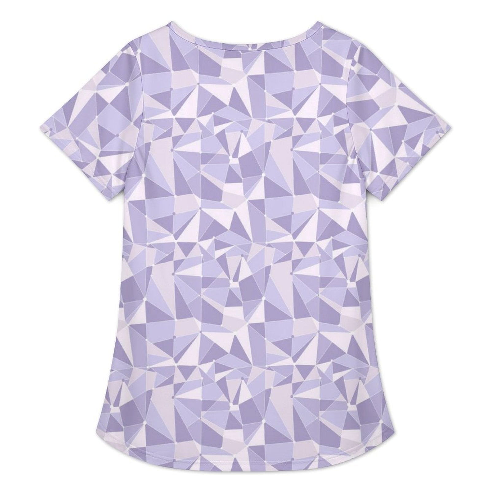 Purple Wall Women's Crew Neck Tunic - Ambrie