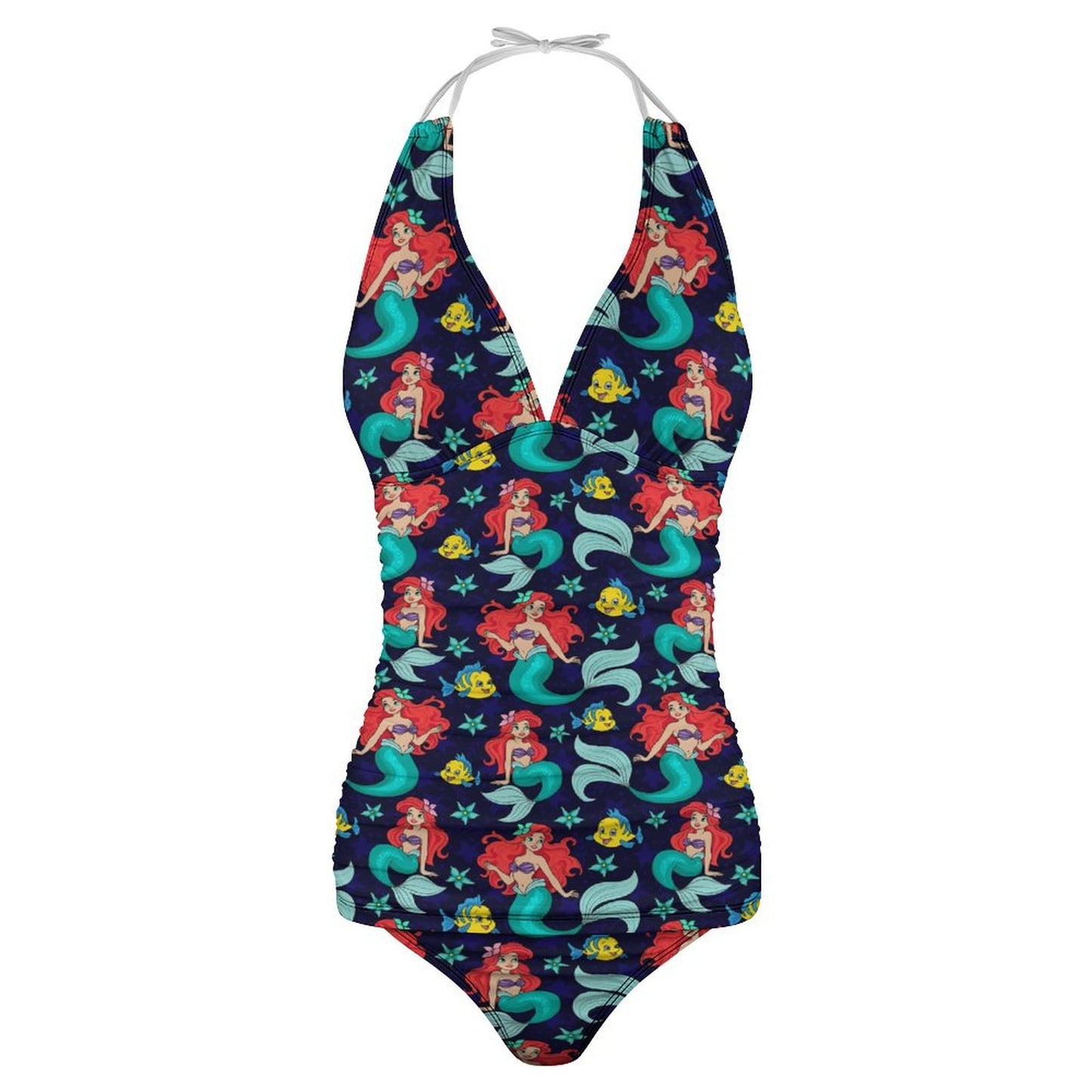 Disney Little Mermaid I Want To Be Where The People Are Women's Split Swimsuit