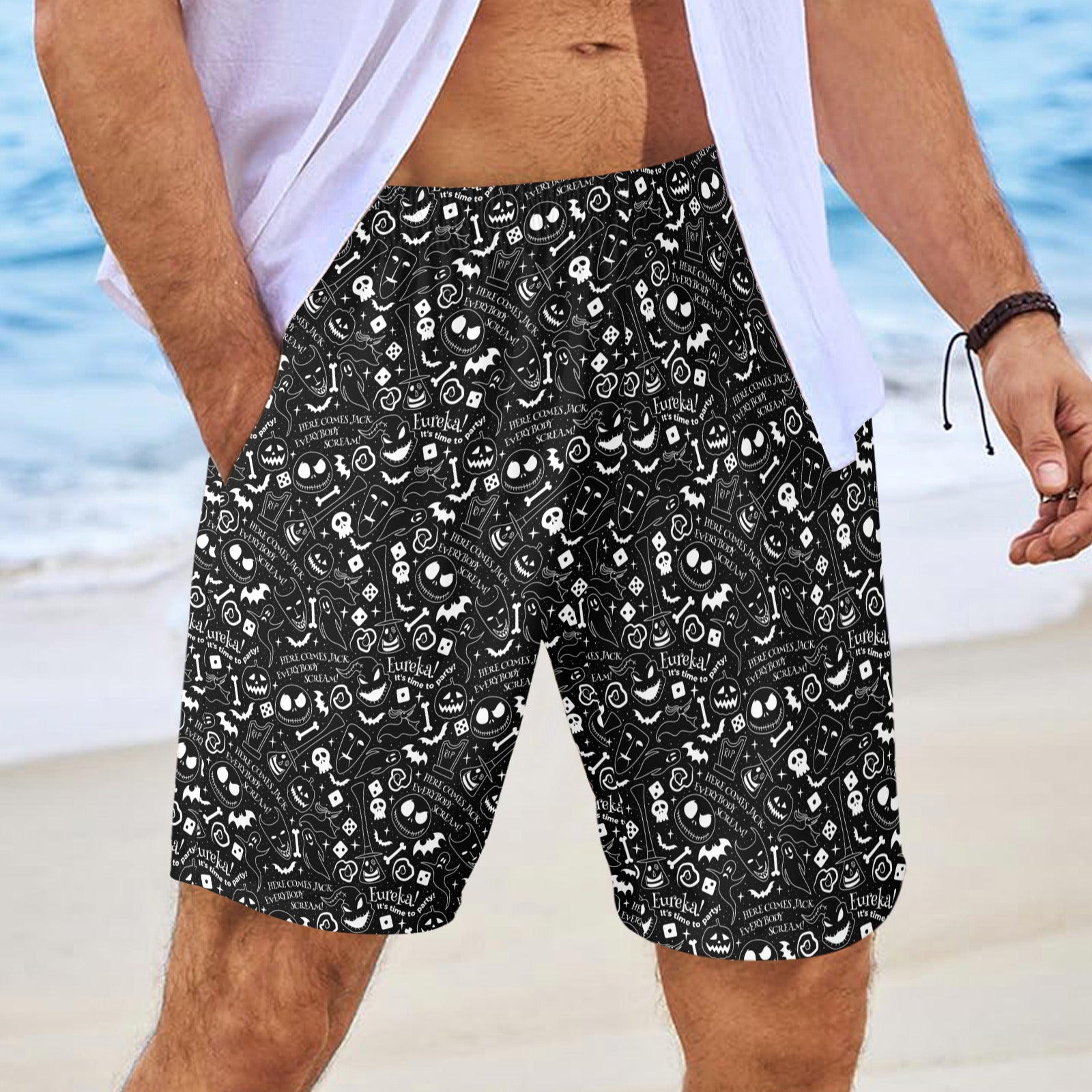 Mens christmas swim trunks clearance