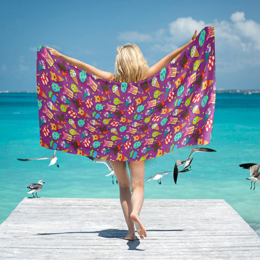 Ice Cream Beach Towel