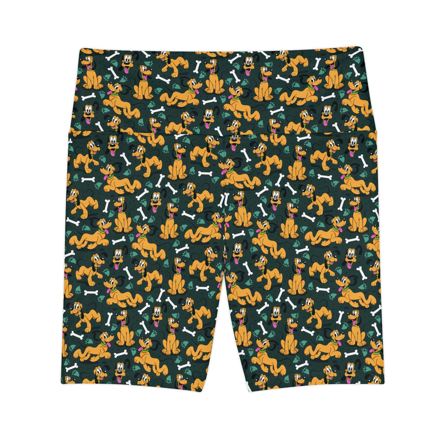 Disney Pluto Life Is Better With A Dog Women's Athletic Workout Shorts