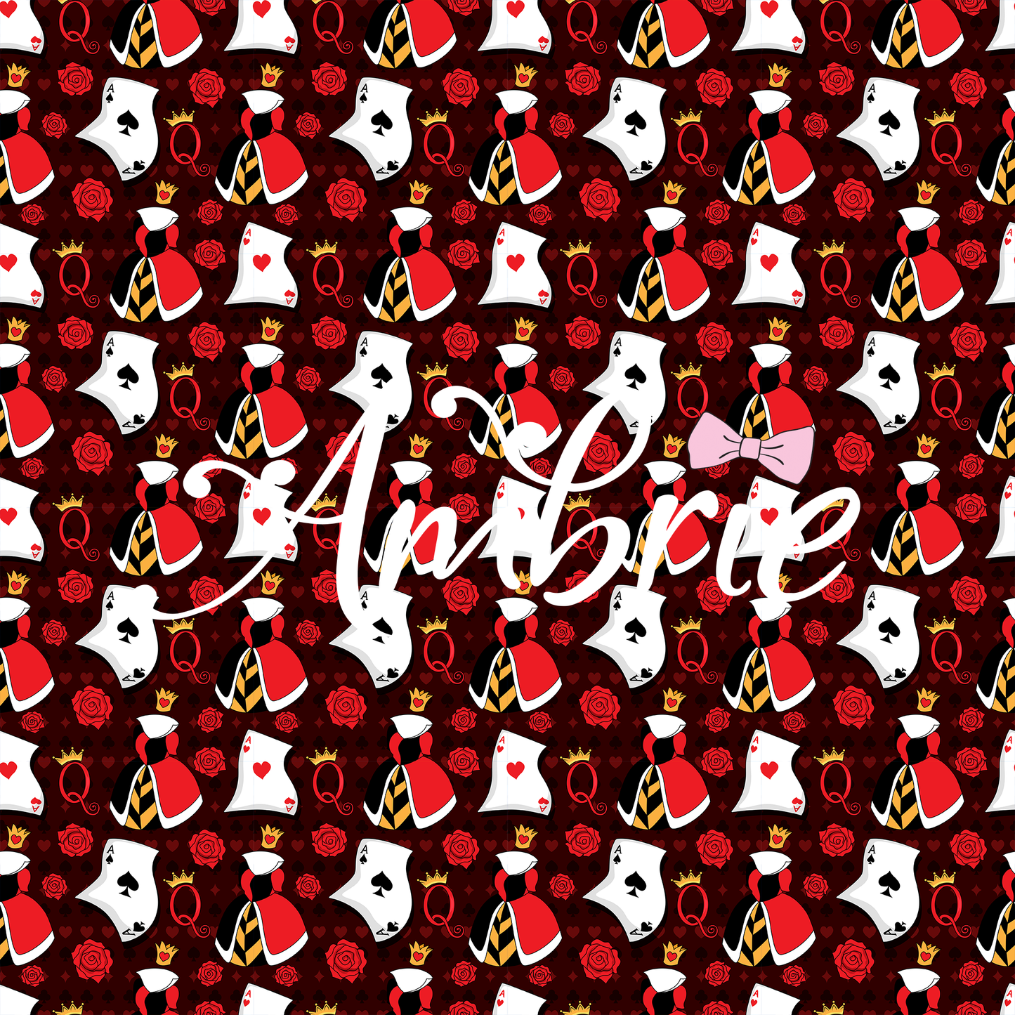 Off With Their Heads Seamless Pattern, Magical Cartoon Seamless pattern, Fabric Sublimation