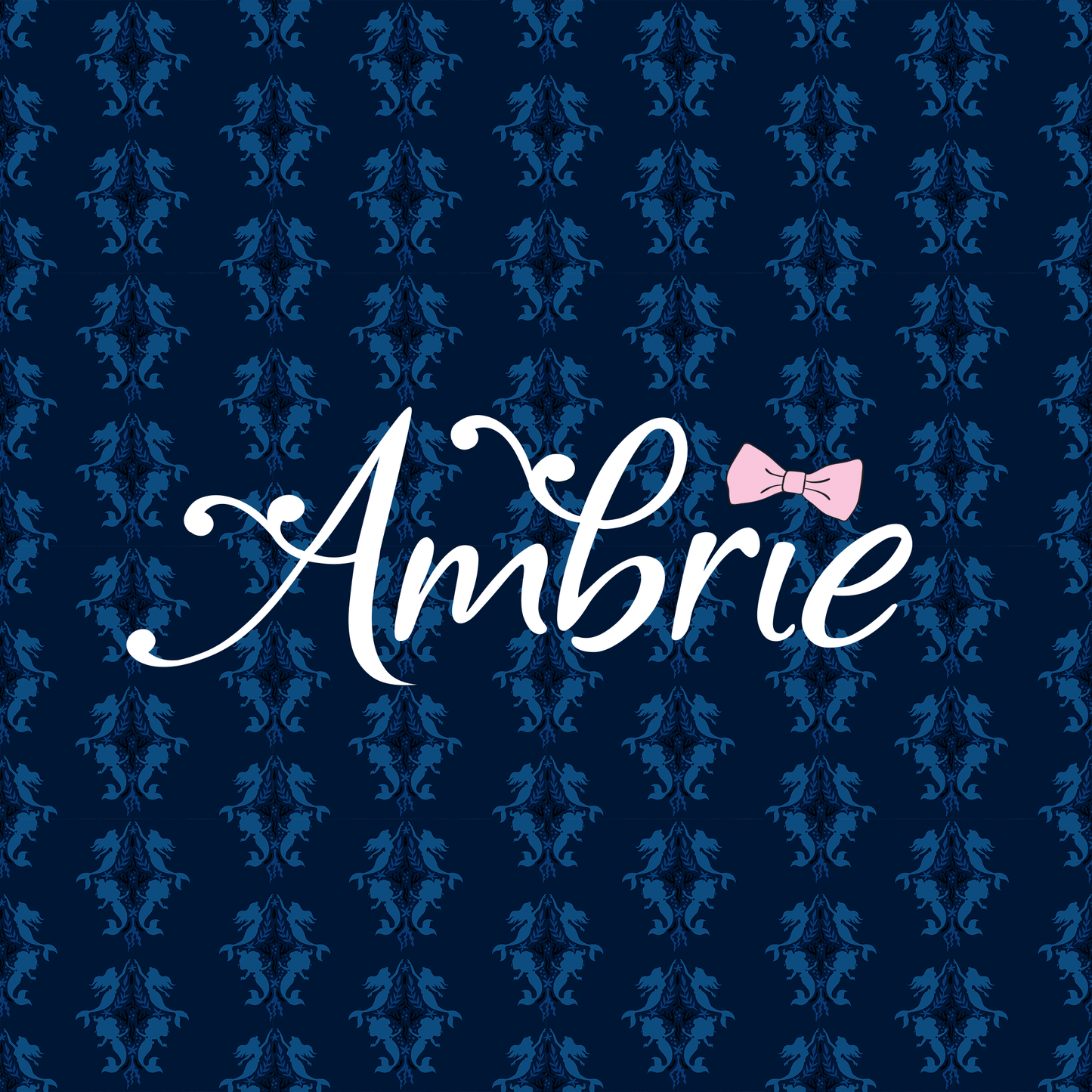 Mermaids Seamless Pattern, Magical Cartoon Seamless pattern, Fabric Sublimation