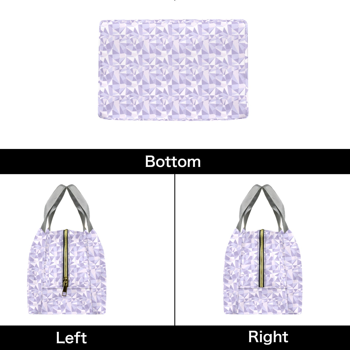 Purple Wall Portable Lunch Bag