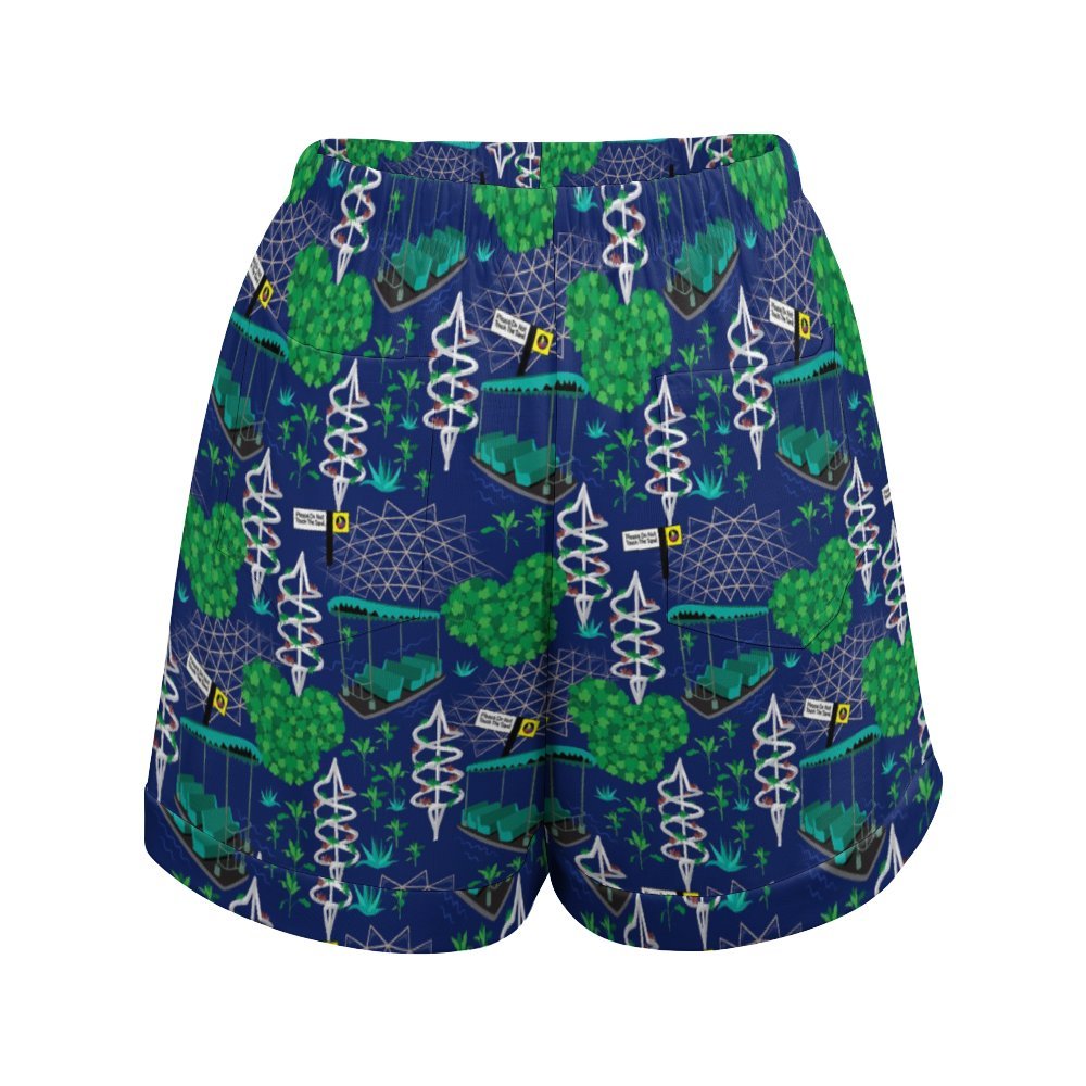 Living With The Land Women's High-Waisted Loose Shorts With Pockets