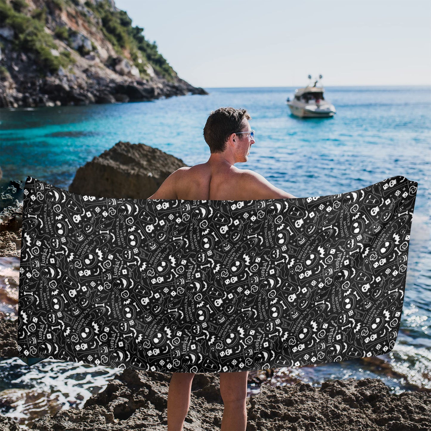 Everybody Scream Beach Towel