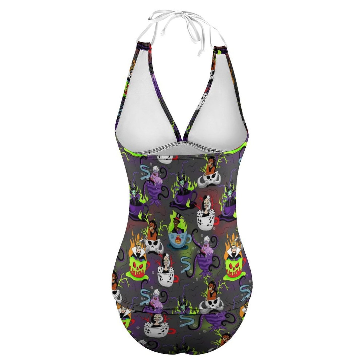 Villain Tea Cups Women's Split Swimsuit