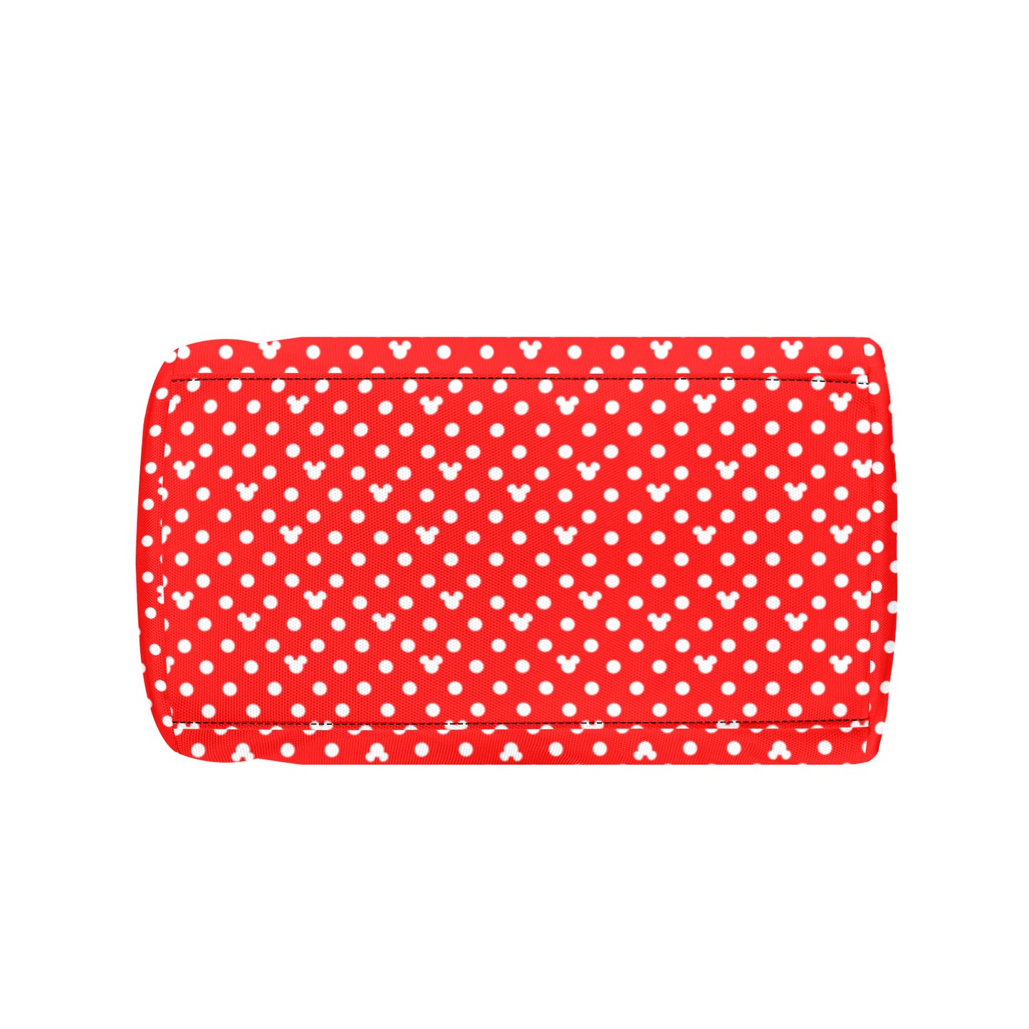 Red With White Mickey Polka Dots Large Capacity Insulated Tote Bag