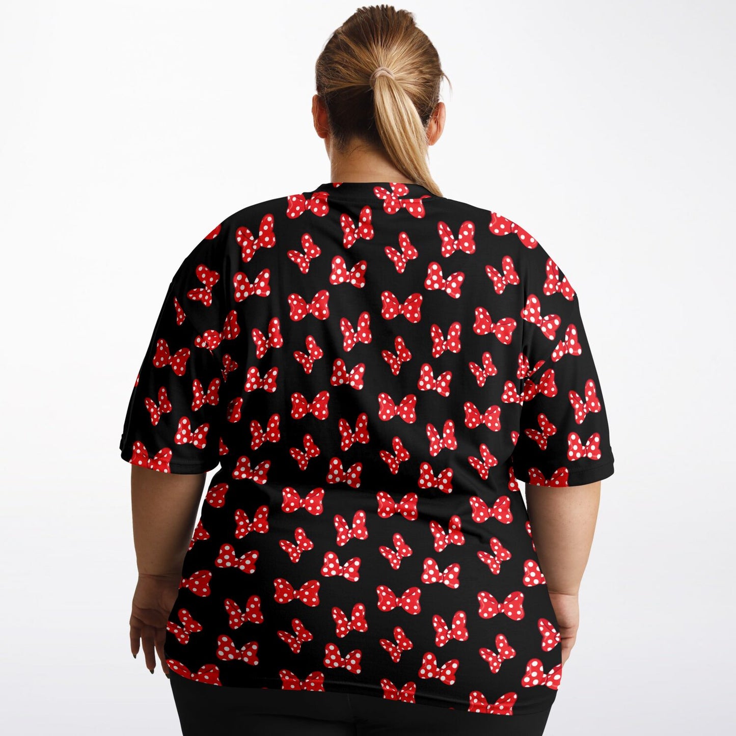 Polka Dot Bows Unisex Plus-size T-Shirt