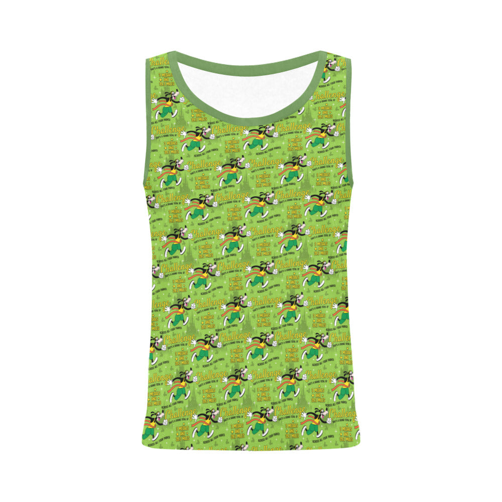 Goofy Challenge All Over Print Athletic Tank Top for Women