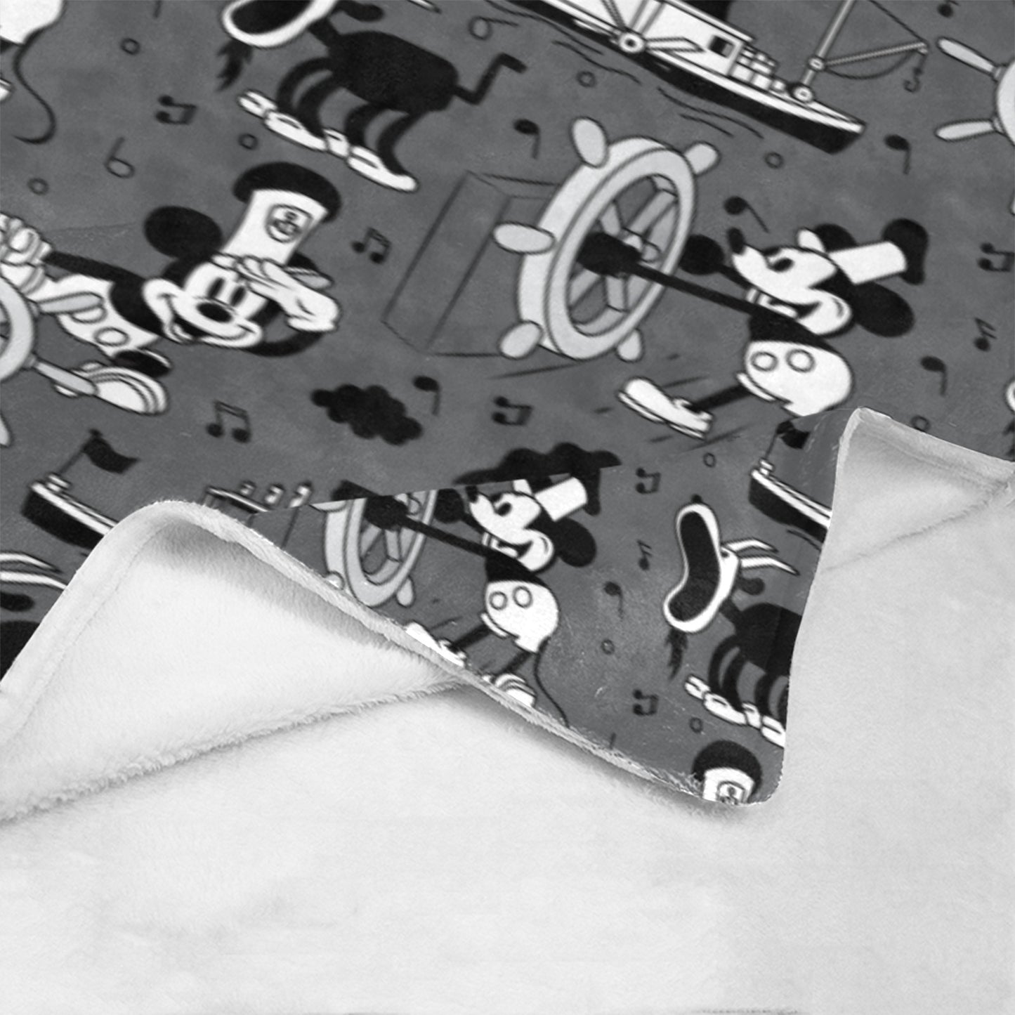 Steamboat Mickey Ultra-Soft Micro Fleece Blanket 32"x48"