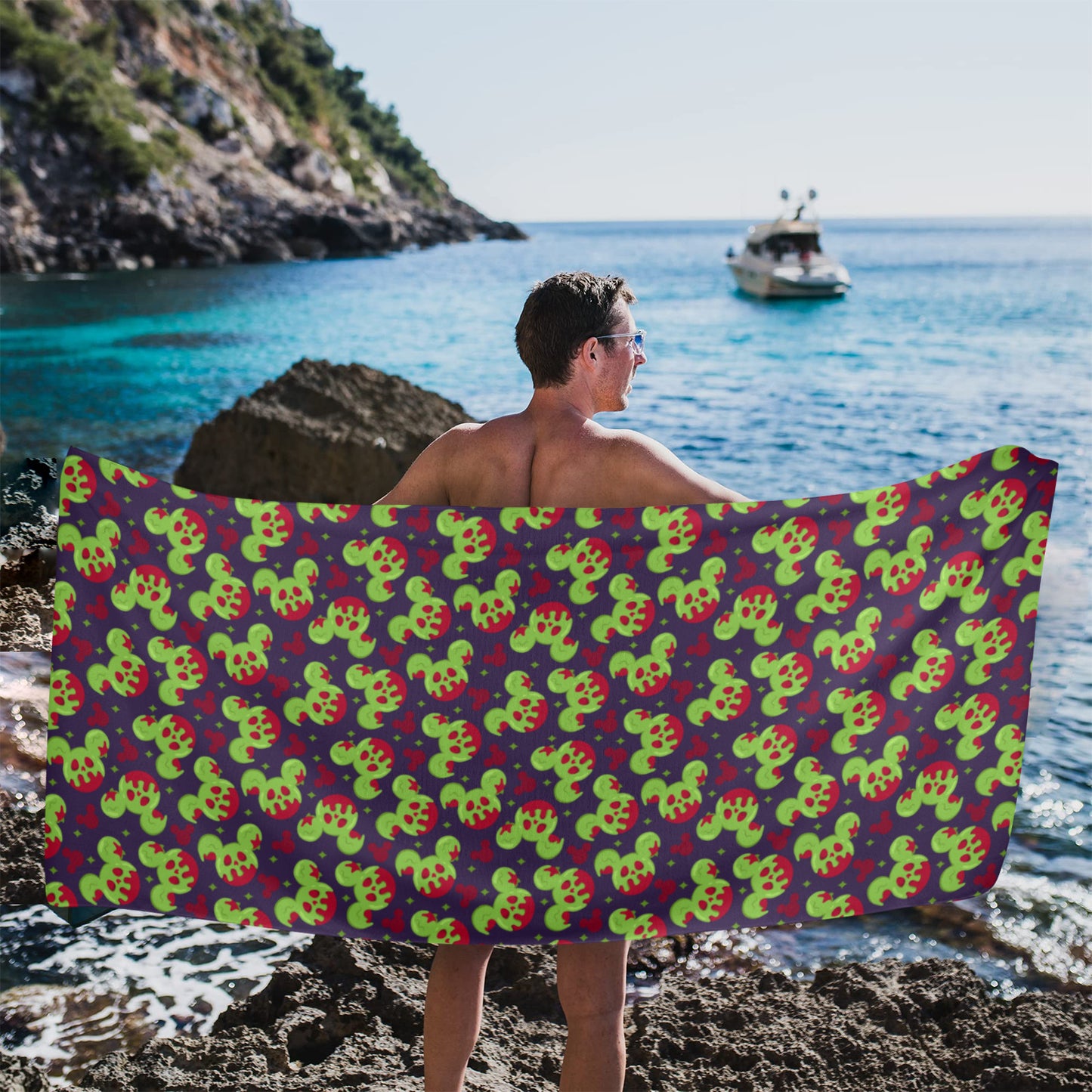 Magical Evil Apple Beach Towel