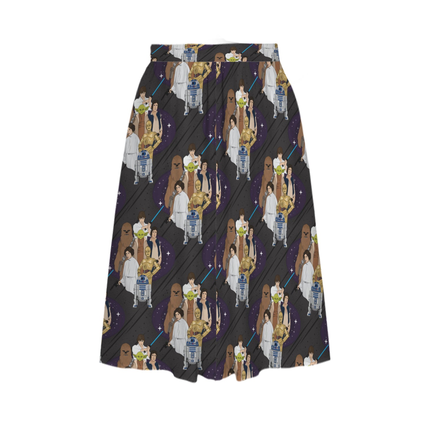 Star Wars Heroes Elastic Waist Midi Skirt With Pockets