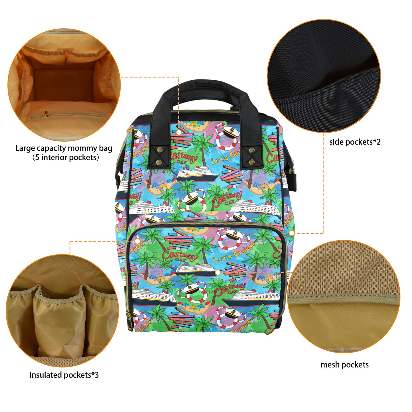 Let's Cruise Multi-Function Diaper Bag