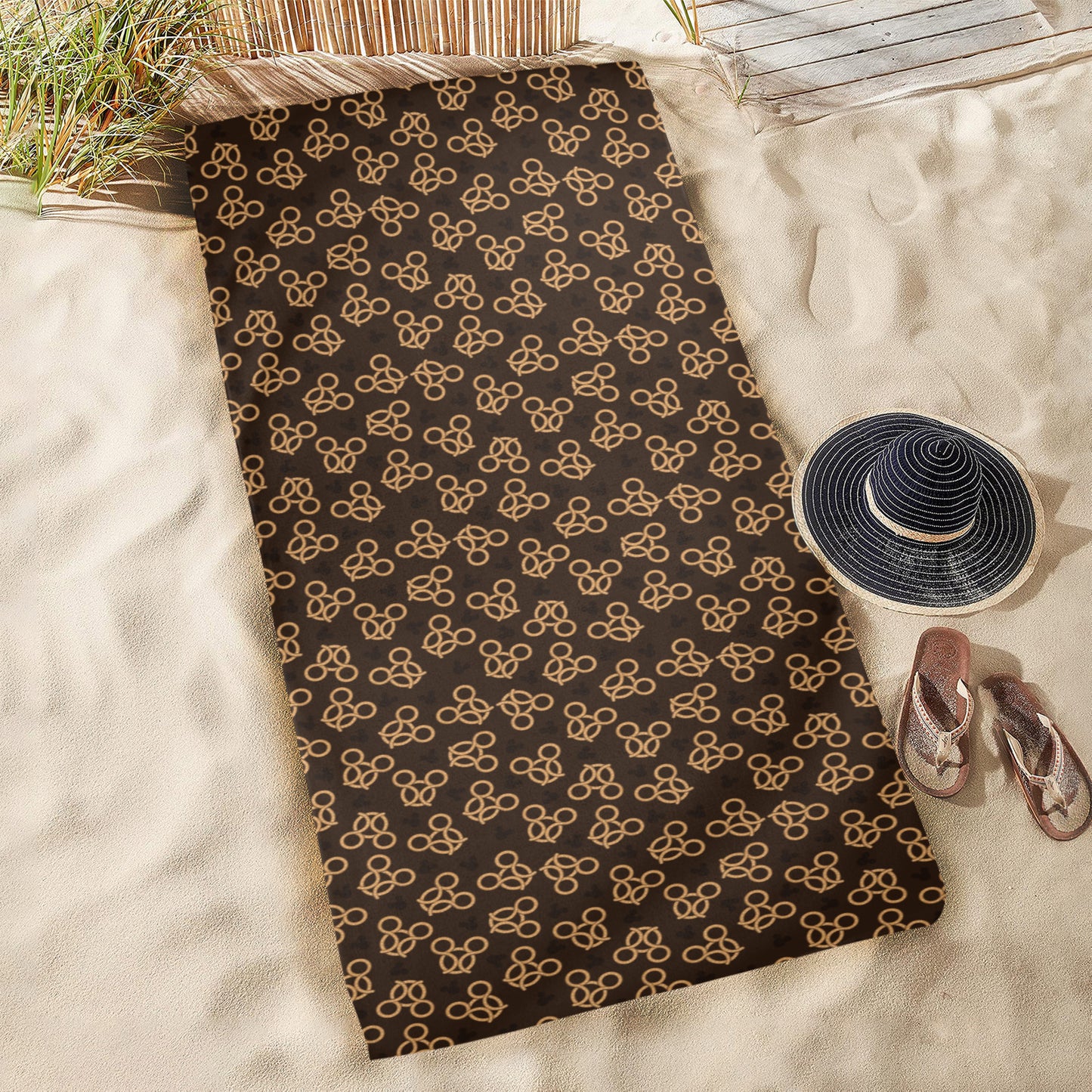 Pretzels Beach Towel