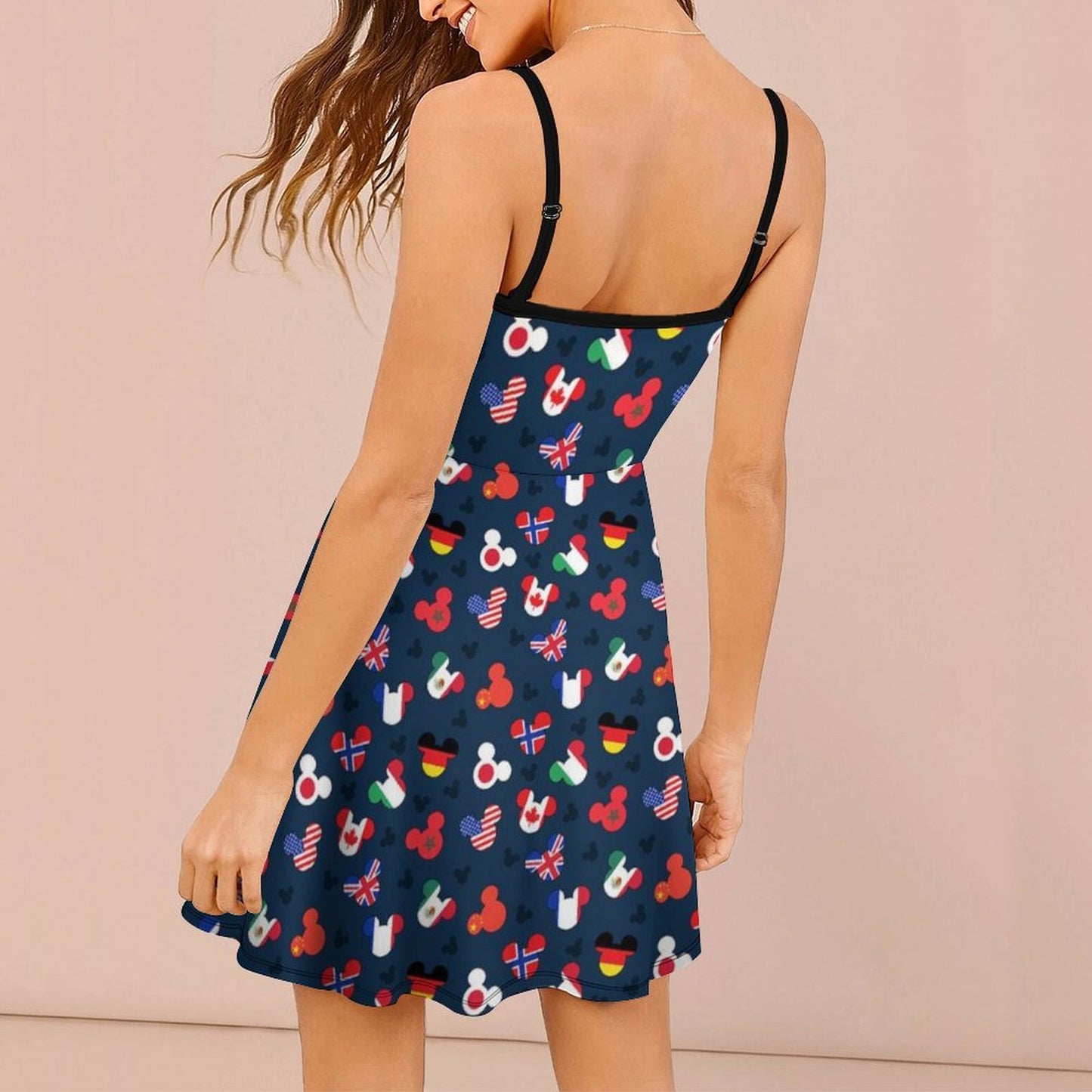 Mickey Flags Women’s Sling Short Dress - Ambrie
