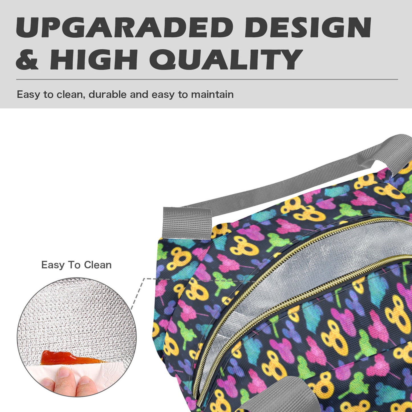 Glitter Park Snacks Portable Lunch Bag