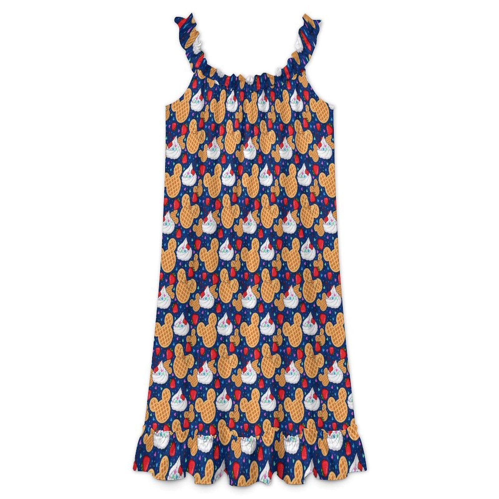 Women's Ruffled Strap Dress - Ambrie