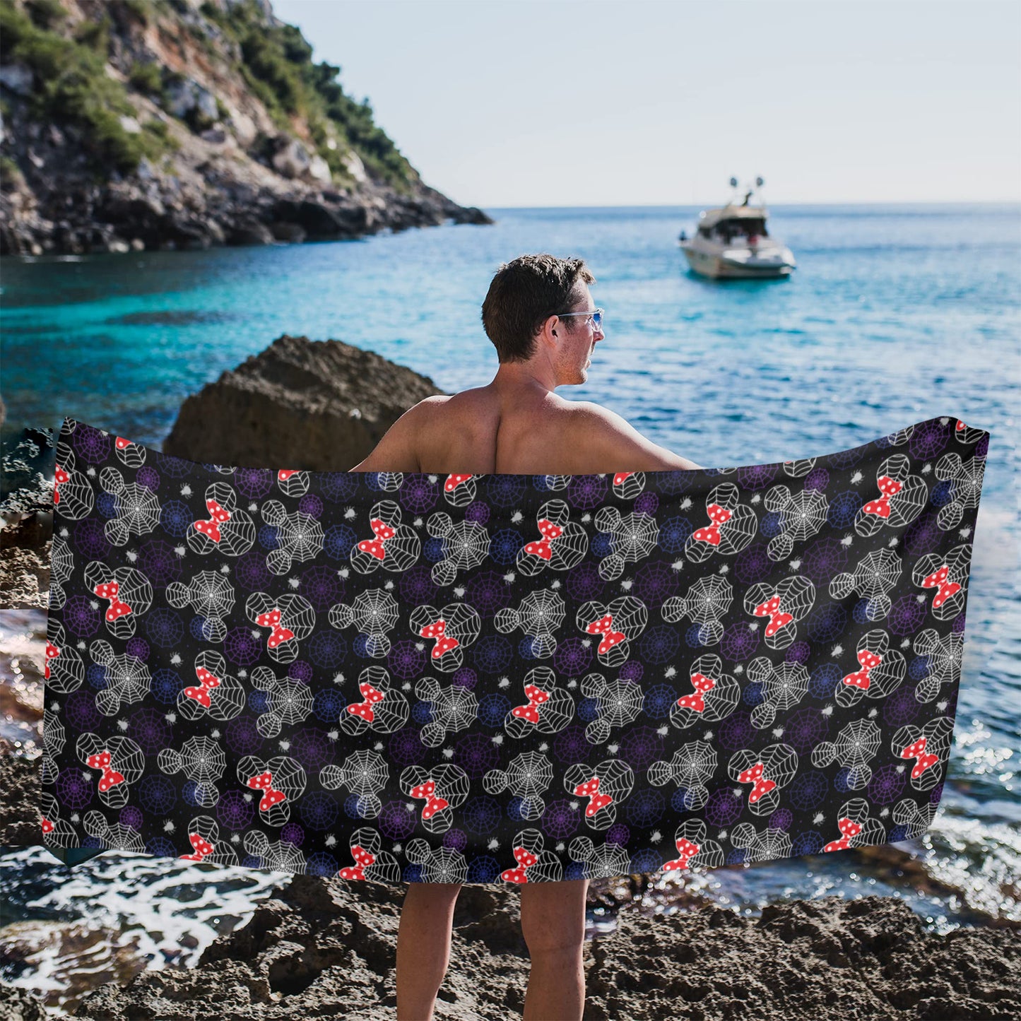 Spider Webs Beach Towel
