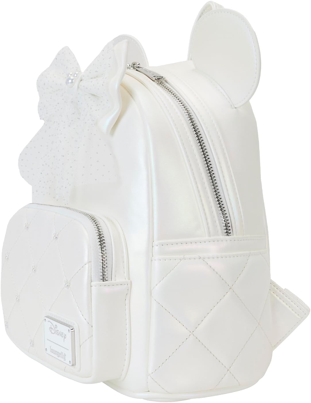 Loungefly Disney Minnie Mouse Iridescent Wedding Mini Backpack