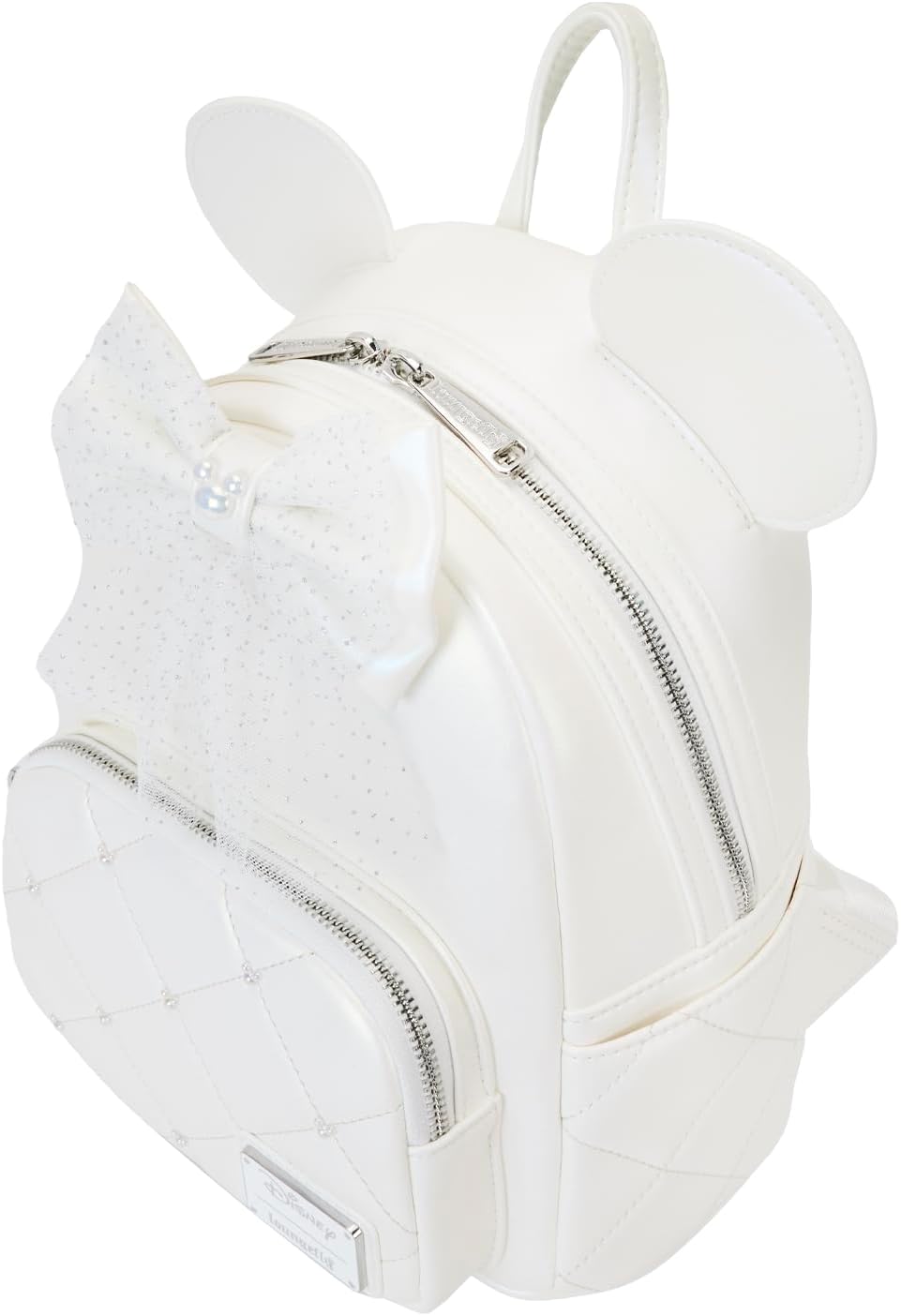 Loungefly Disney Minnie Mouse Iridescent Wedding Mini Backpack