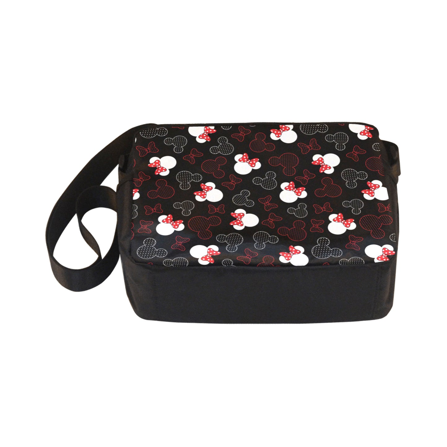 Mickey And Minnie Dots Classic Cross-body Nylon Bag