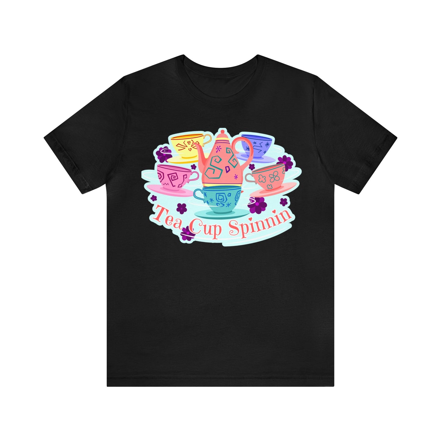 Tea Cup Spinnin Unisex Graphic Tee