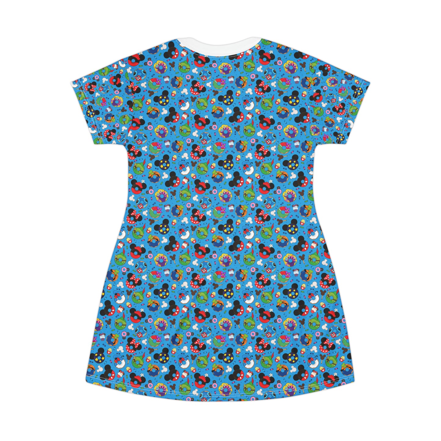 Character Donuts T-Shirt Dress