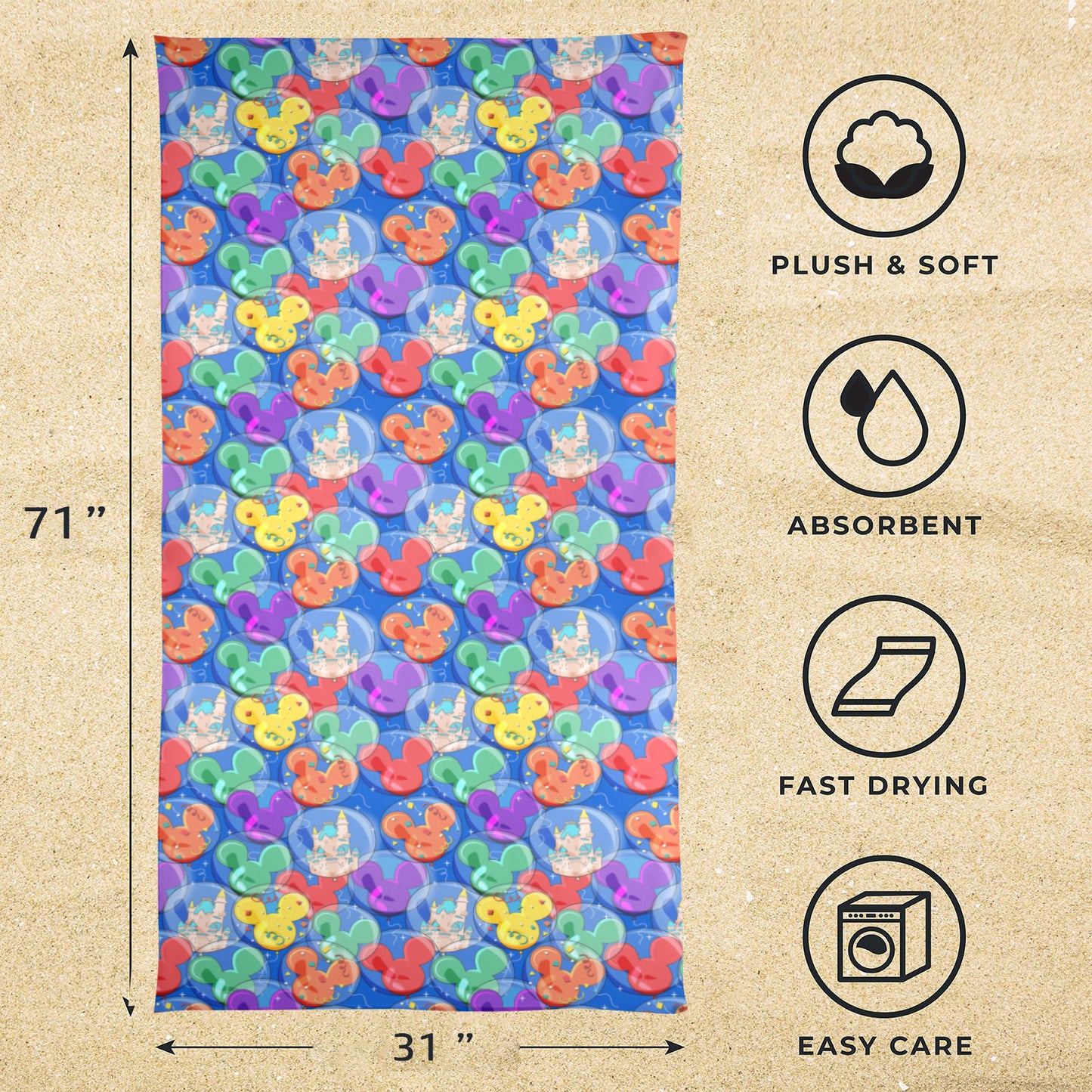 Balloon Collector Beach Towel