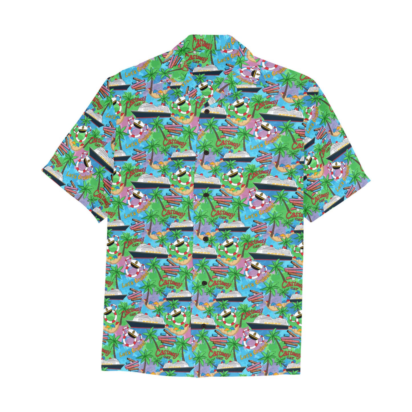 Let's Cruise Hawaiian Shirt With Chest Pocket