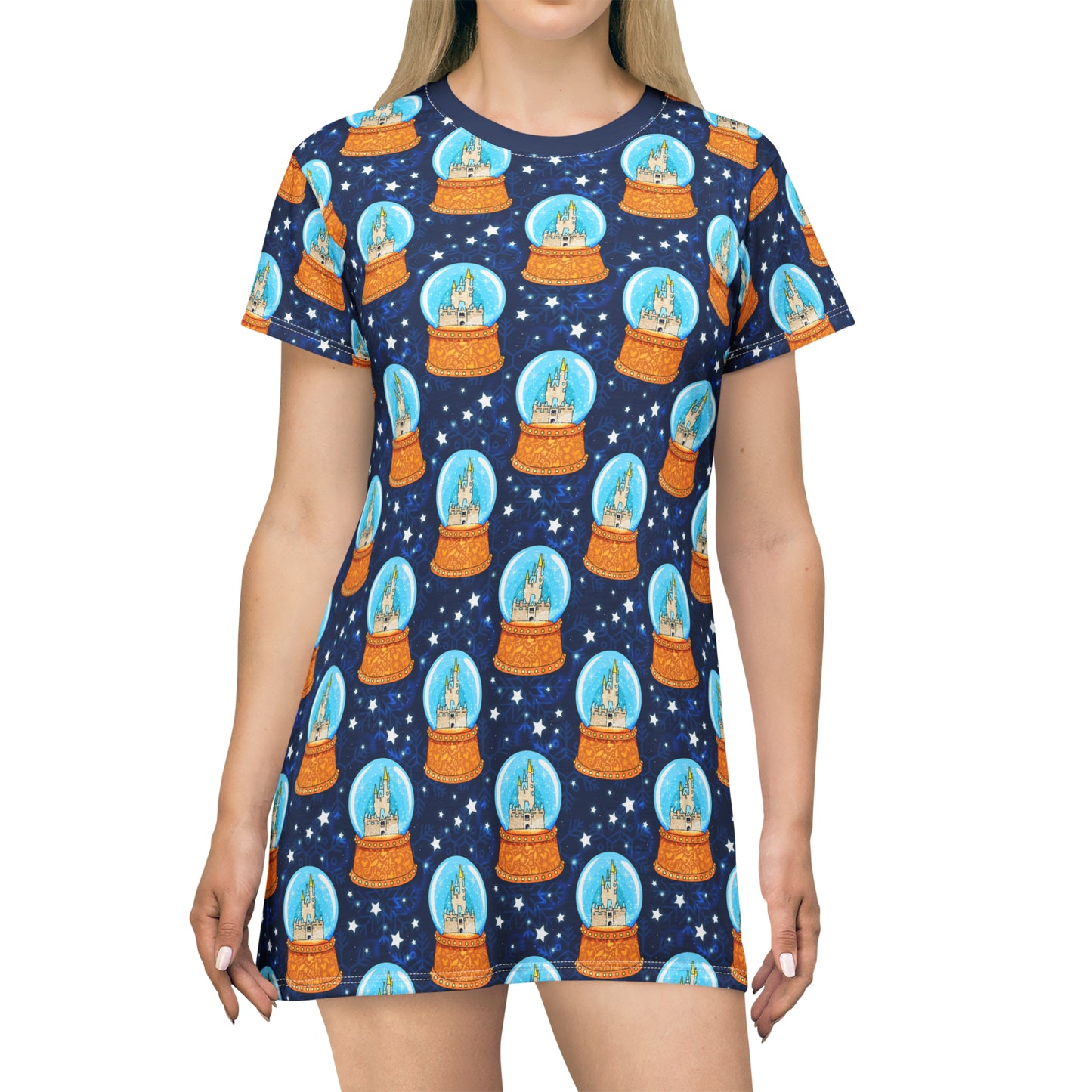 Snow Globes T-Shirt Dress