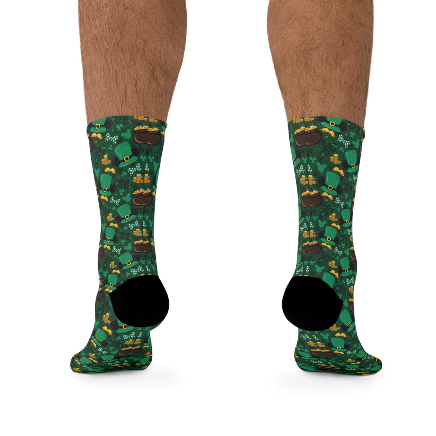 St. Patricks Day Green Socks