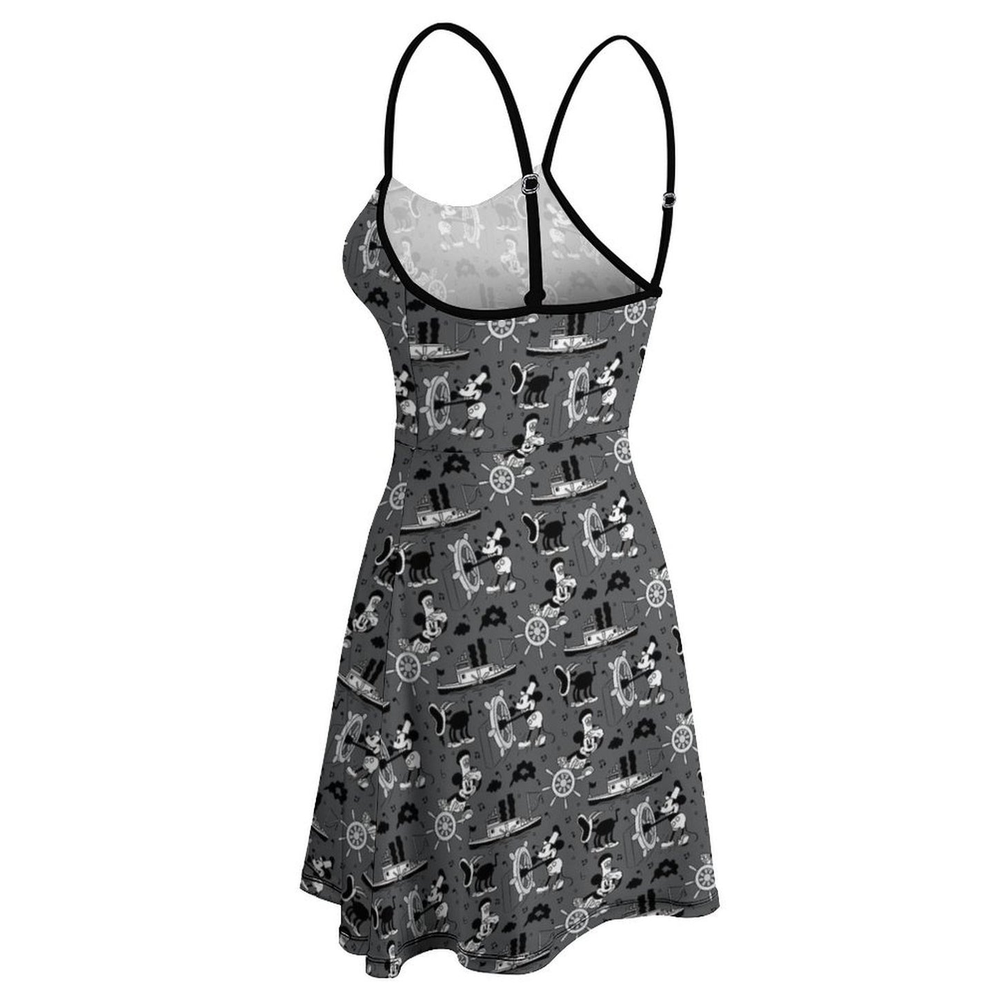 Steamboat Mickey Women’s Sling Short Dress - Ambrie
