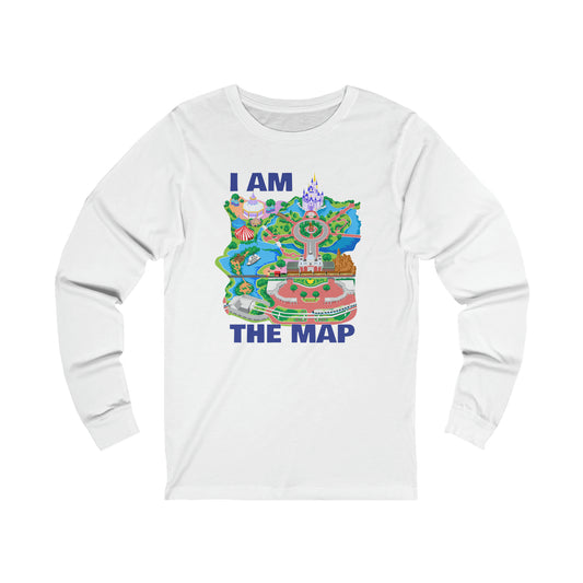I Am The Map Unisex Long Sleeve Graphic Tee