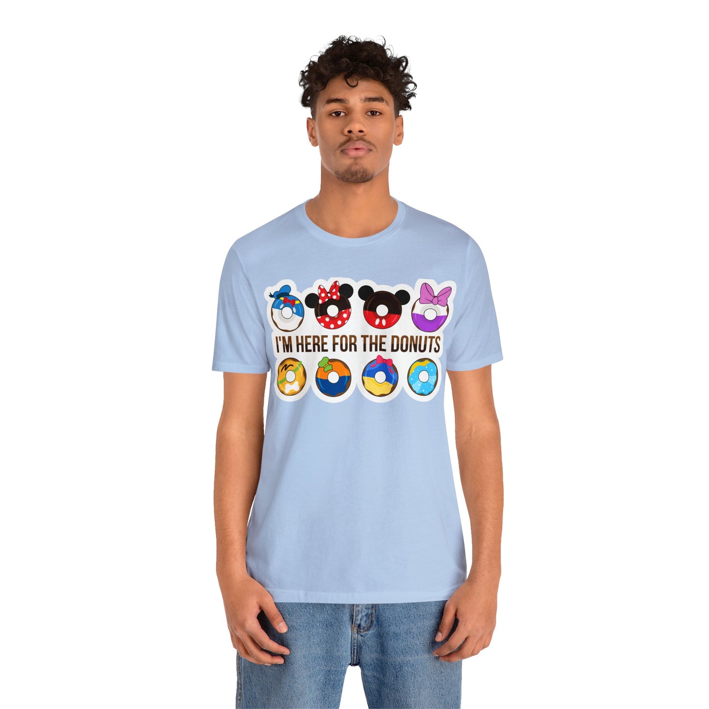 I'm Here For The Donuts Unisex Graphic Tee