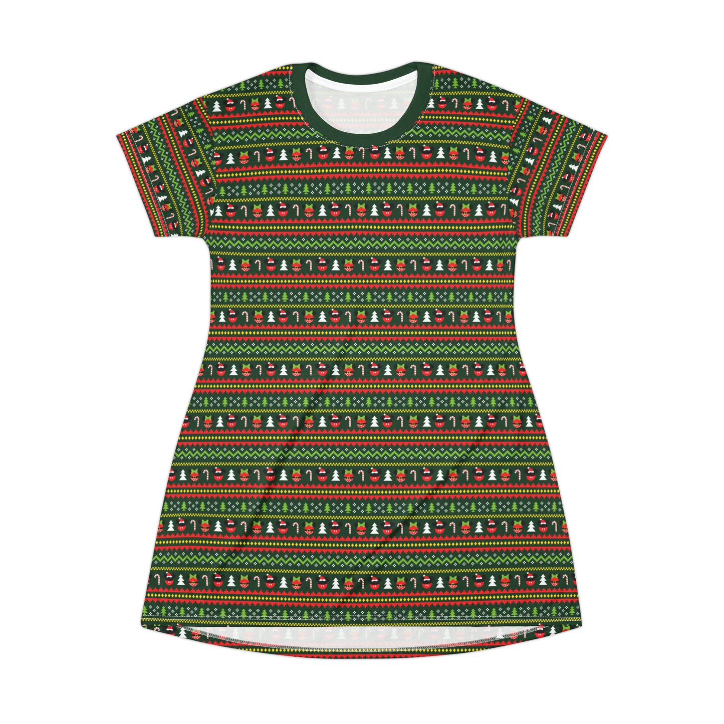 Christmas Sweater T-Shirt Dress
