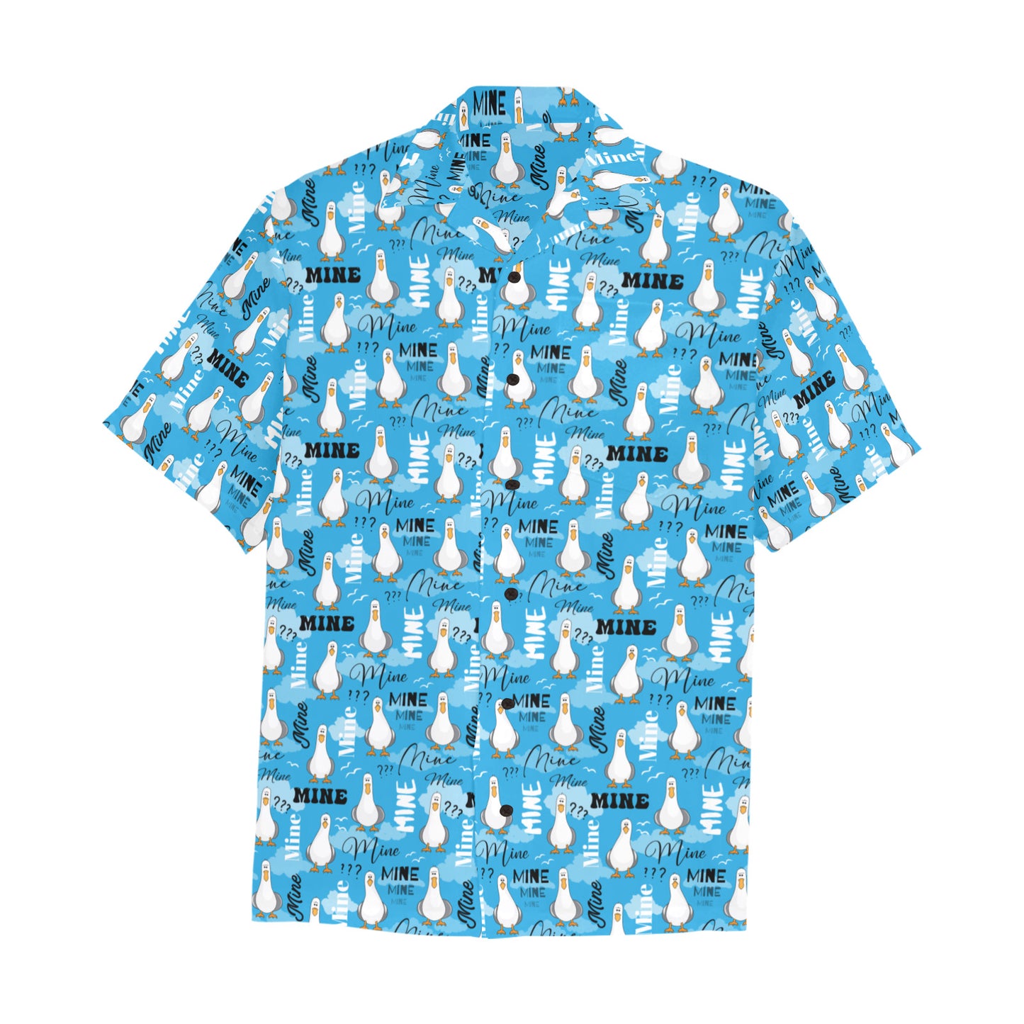 Mine Mine Mine Hawaiian Shirt With Chest Pocket