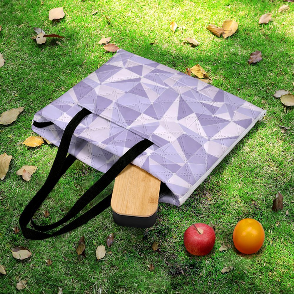 Purple Wall Zipper Picnic Mat