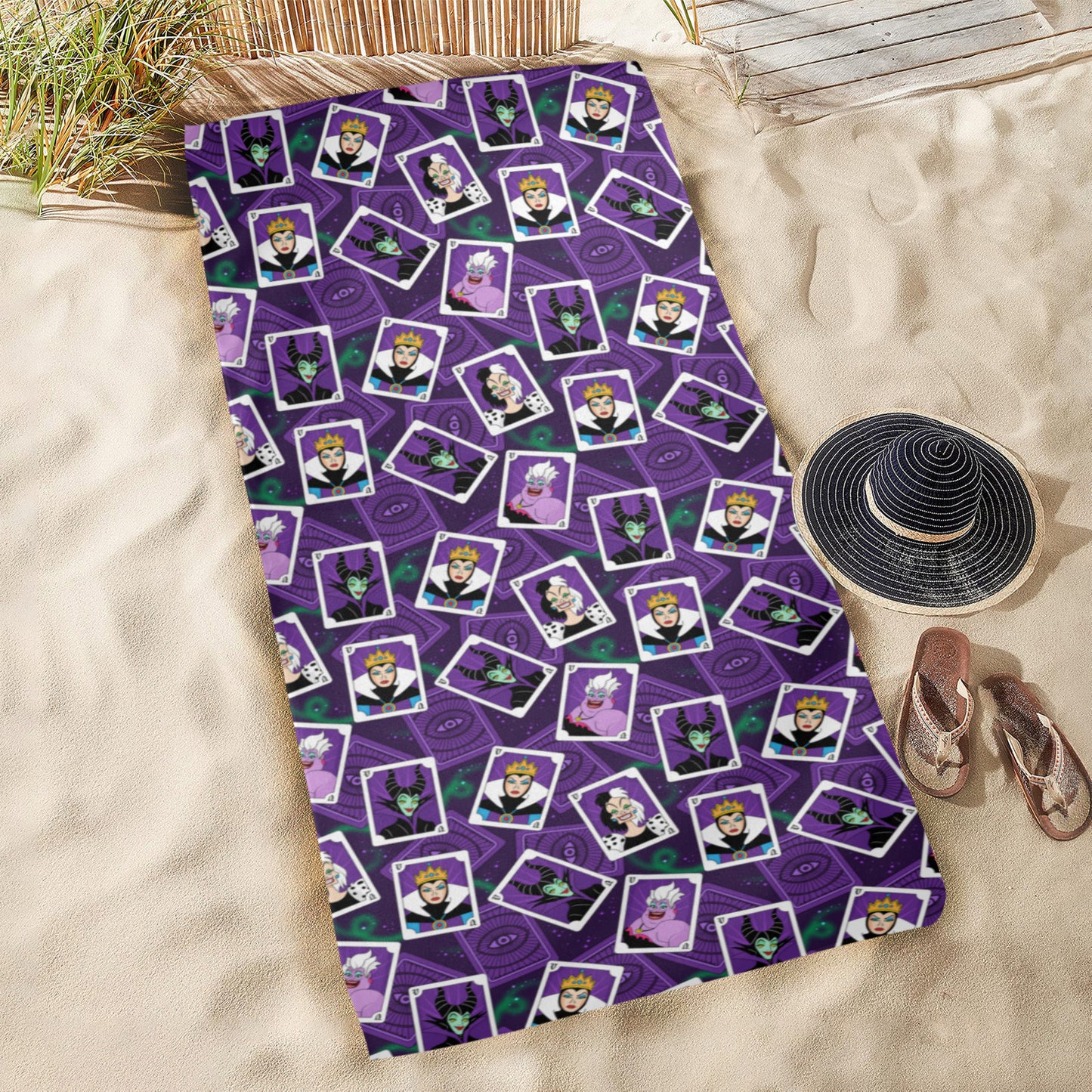 Villain Cards Beach Towel