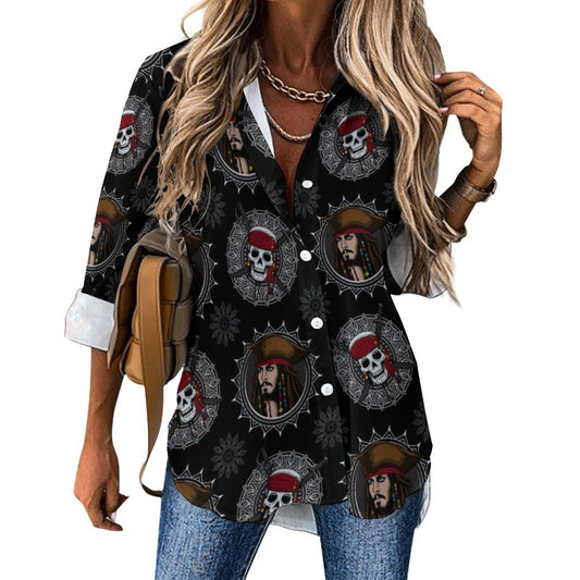 Savy Long Sleeve Button Up Blouse
