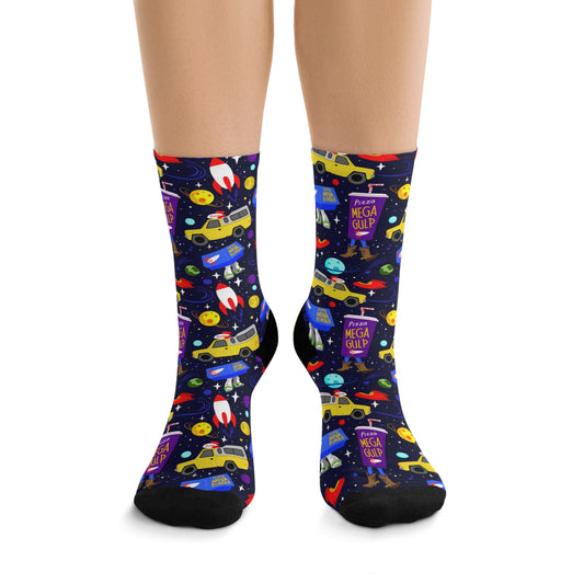 Disney Toy Story Arcade Pizza Socks