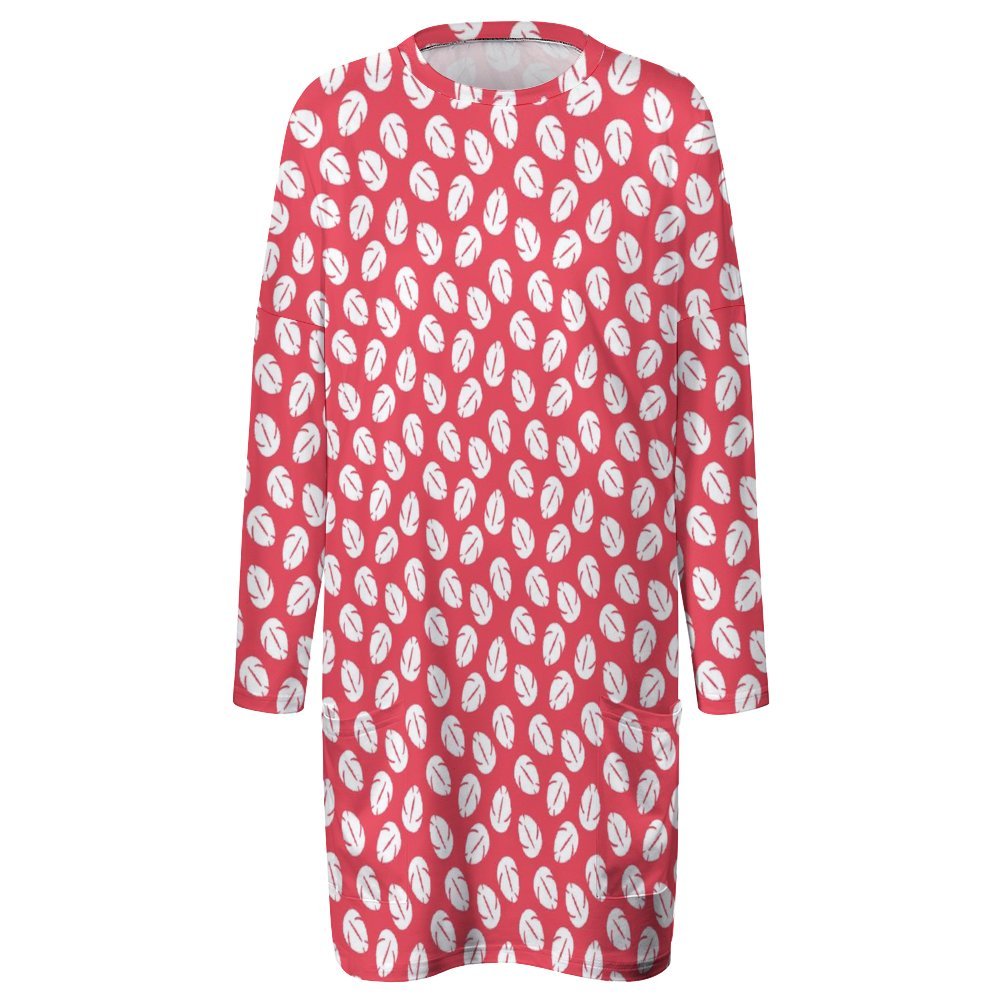 Lilo's Dress Women's Long Fit Sweatshirt With Pockets