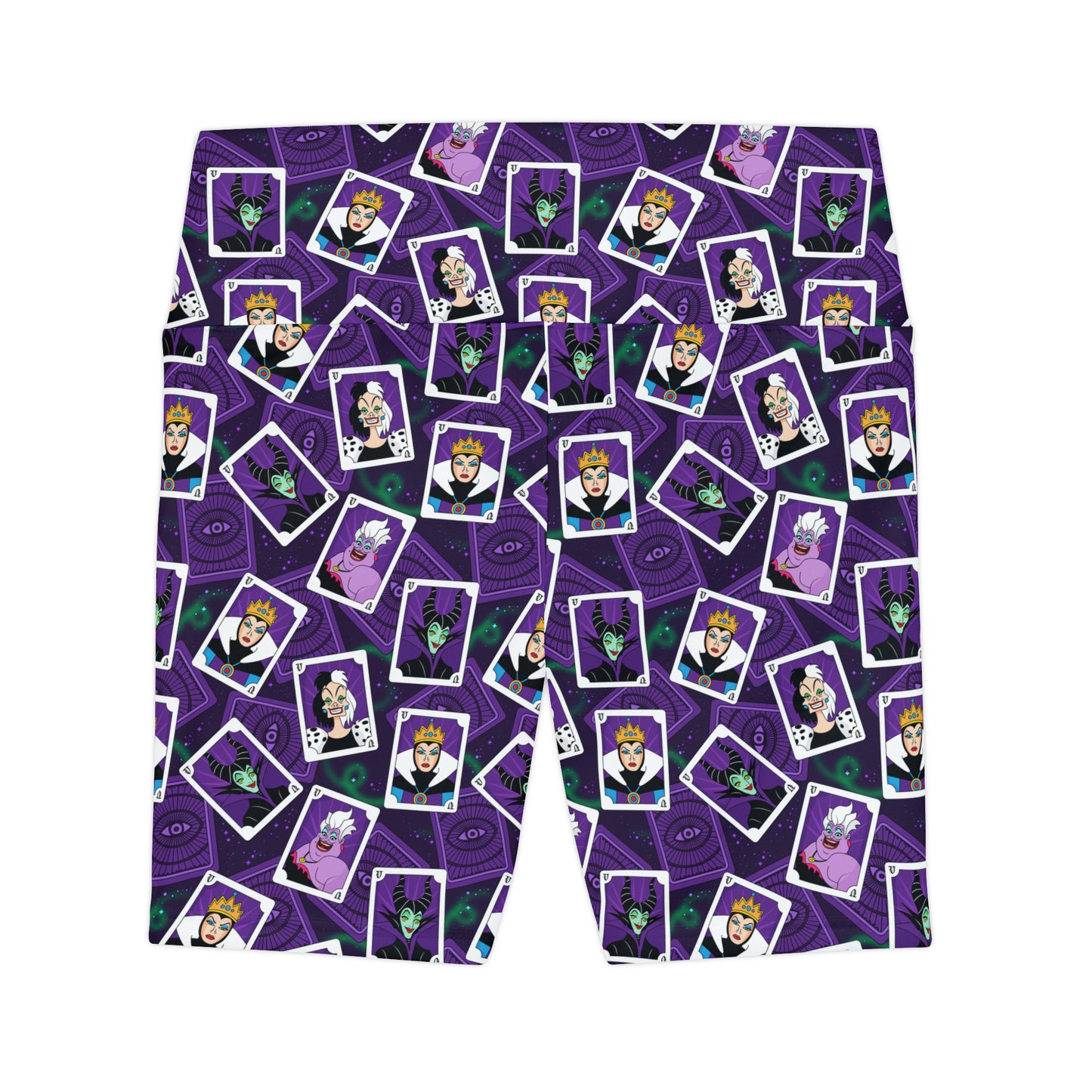 Villains Cards Women's Athletic Workout Shorts