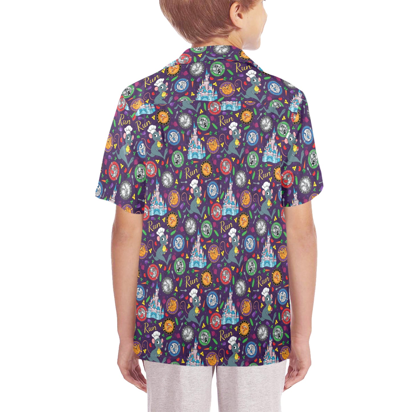 Ratatouille Wine And Dine Race Kid's Hawaiian Shirt