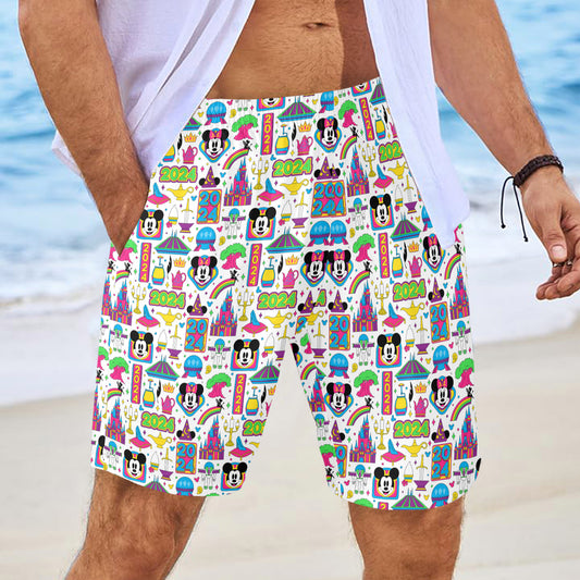 2024 Men's Swim Trunks Swimsuit