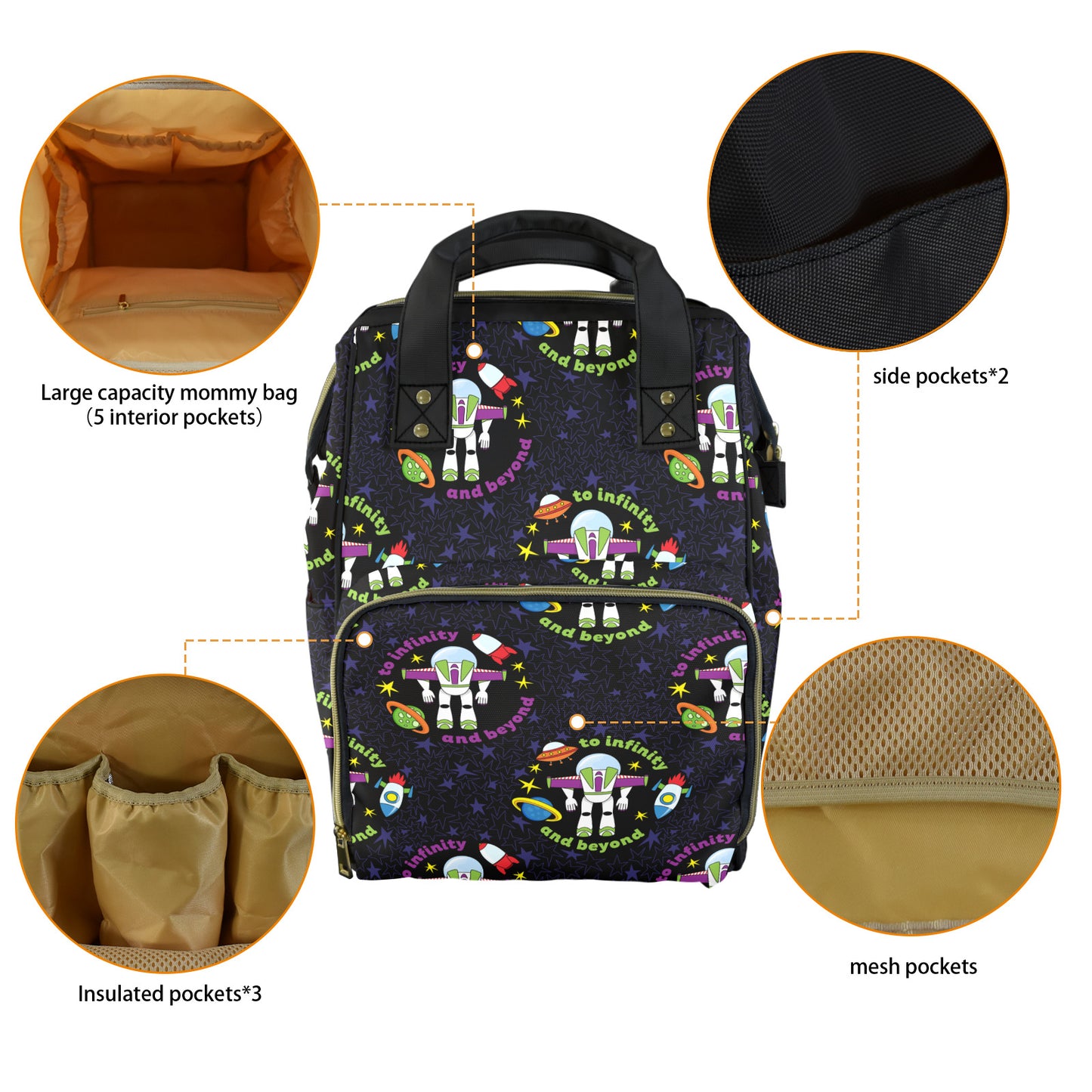 To Infinity And Beyond Multi-Function Diaper Bag