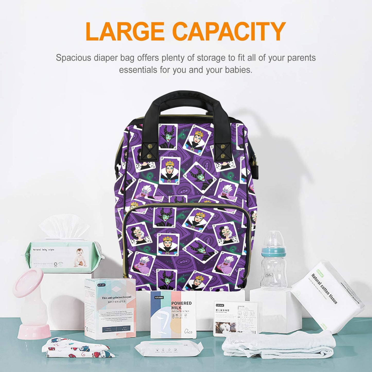 Villain Cards Multi-Function Diaper Bag