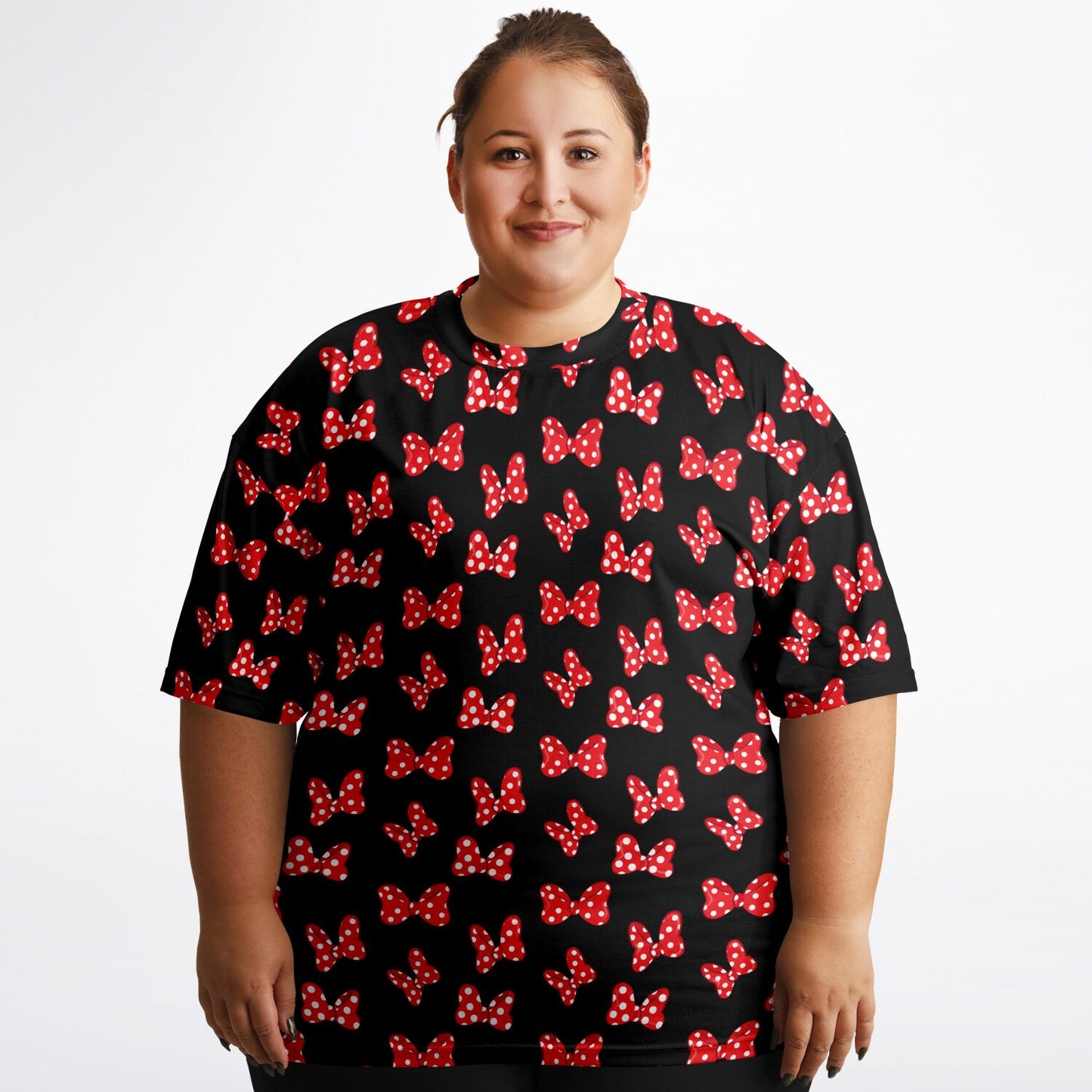 Polka Dot Bows Unisex Plus-size T-Shirt