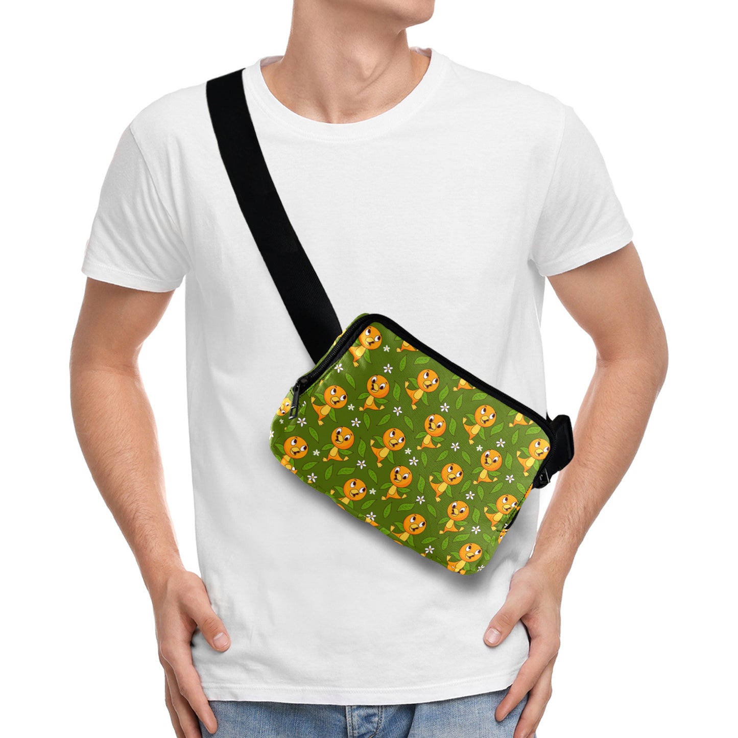 Orange Bird Belt Bag